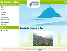Tablet Screenshot of le-tenzor-de-la-baie.com
